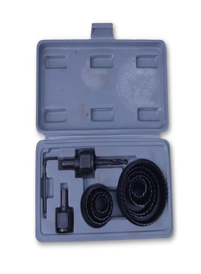 WULF Professional Hole Saw Set (18 Pcs) | High Carbon Steel Hole Cutter Kit for Wood, Plastic & Metal | Ideal for Cutting Corn Hole Boards, Air Ducts, Ceiling Lights, Speakers & Carpentry Work - Image 1